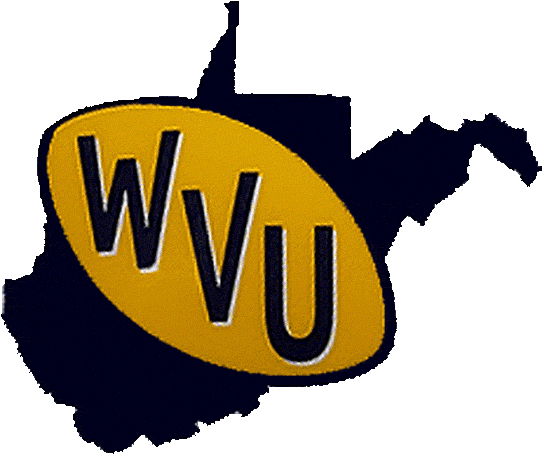 West Virginia Mountaineers Primary Logo - Old Wvu Football Logo (550x460)