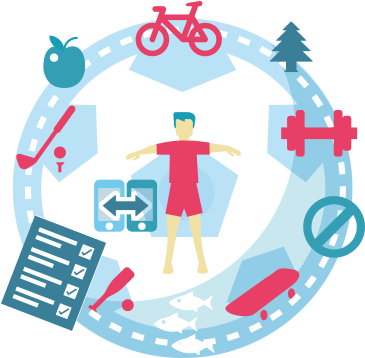 Sports & Fitness - Illustration (389x389)