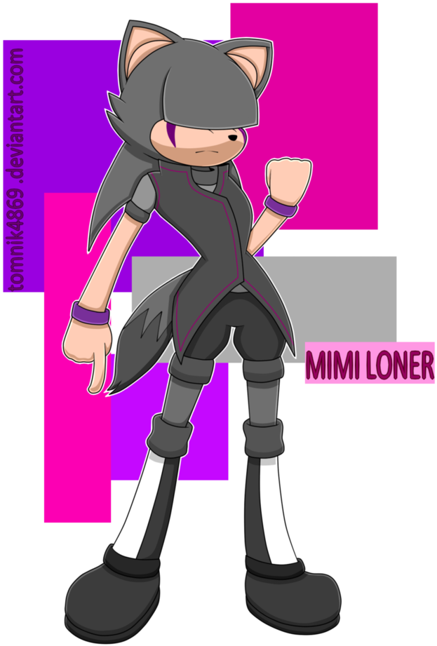 Sonic Oc Mimi Loner By Tomnik4869 - Cartoon (774x1032)