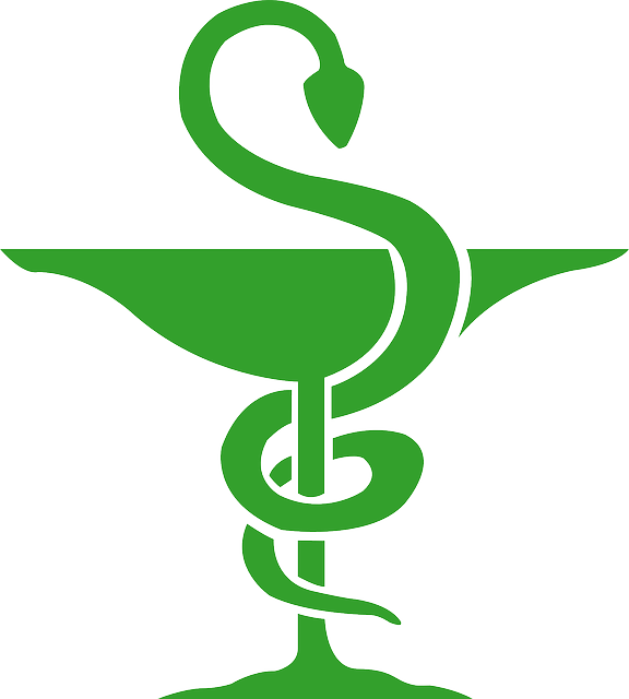 Green Sign, Snake, Medical, Green - Pharmacy Symbol (576x640)