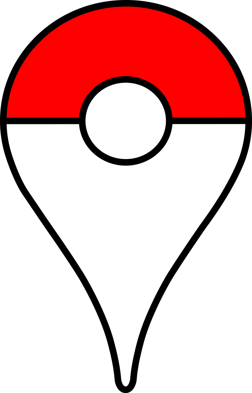 Pokeball Clipart Small - Pokemon Map Pin (820x1280)