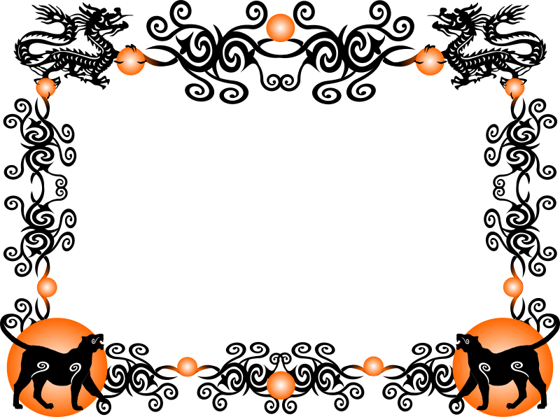 Medium Image - Chinese New Year Border Png (1007x750)