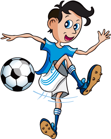 Ce Joueur Exécute Un Coup À L'aide De - Child (600x460)