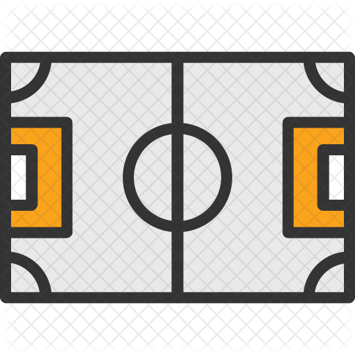 Soccer Field Icon - Football Pitch (512x512)