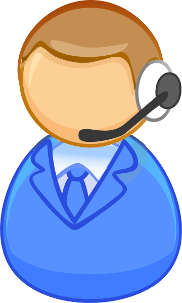Phone Customer Service Clip Art Excellent Shop Staff - Phone Customer Service Clip Art Excellent Shop Staff (360x598)