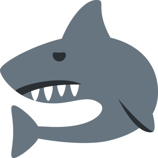 Twitter - Tiburon Emoji Png (512x512)