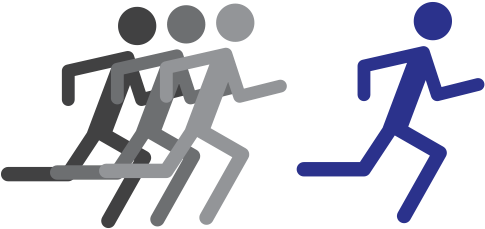 Team Clip Art - Stay Ahead Of The Pack (500x246)