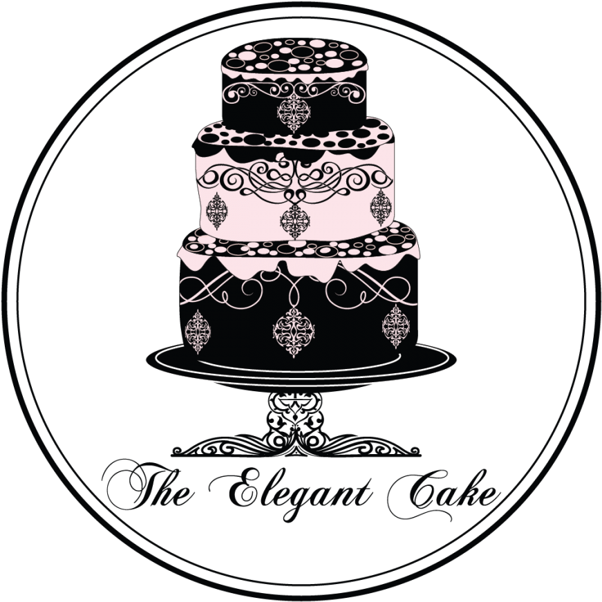 Cropped Leann Logo Cake Black - Monogram Stamper By Three Designing Women 3358 (1040x1040)