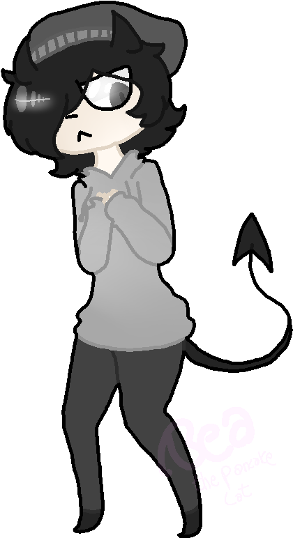 By Bee The Pancake Cat - Digital Art (545x857)