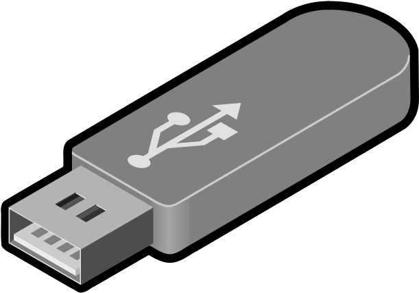 Pen Drive Clipart - Usb Flash Drive Clipart (800x612)