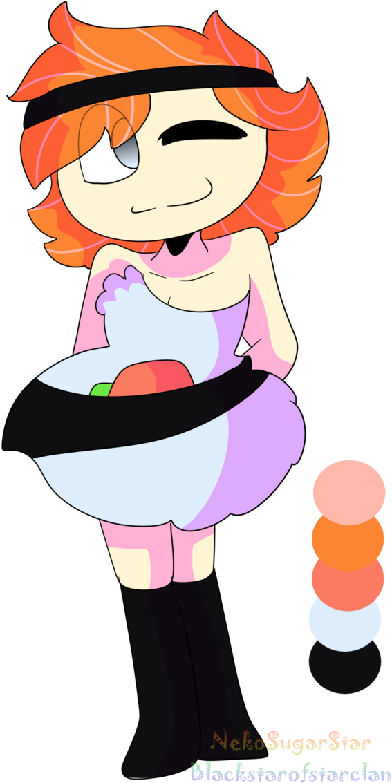 Sushi Girl Soul A Kon By Nekosugarstar - Cartoon (682x1172)