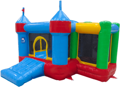 Castle Bouncer With Ballpond - Castle (500x375)