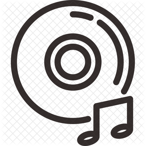 Cd, Disk, Drive, Music, Player Icon - Rikki Knight Red And White Archery Target Design Lightning (512x512)