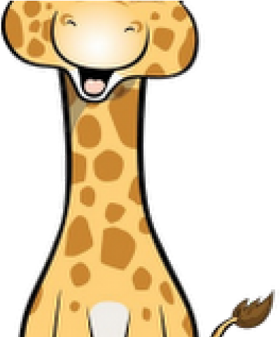Cute Giraffe Clipart - Cartoon Giraffe (640x480)
