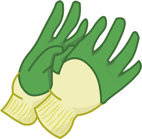 Apprentice Alchemist's Gloves - Have Green Fingers Idiom (500x500)