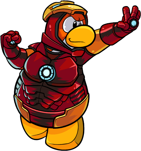 Posters Harleybeans Word - Club Penguin Marvel Png (521x550)