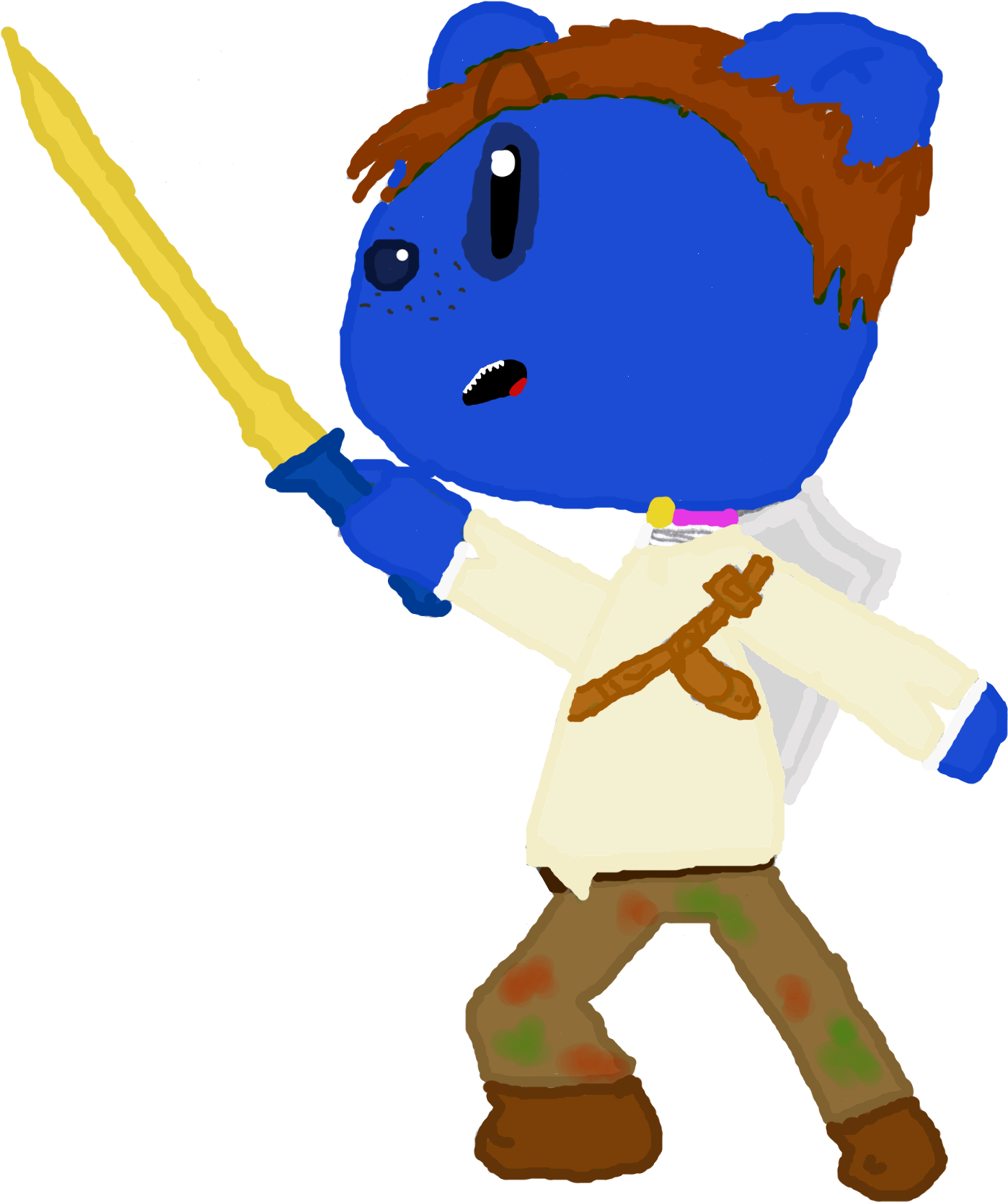 Fantendo Fighters - Cartoon (1480x1744)