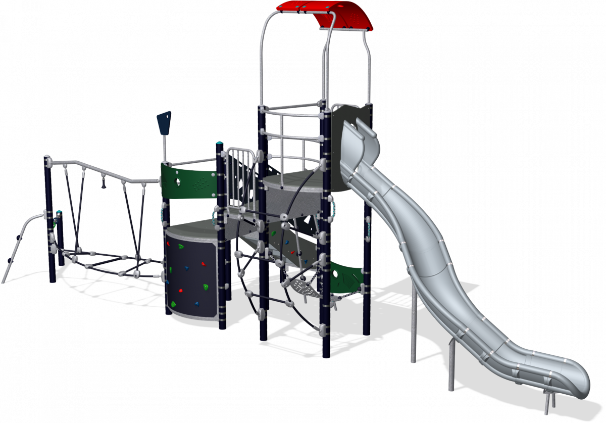 Ele500014 Cad1 Us - Playground Slide (1200x837)