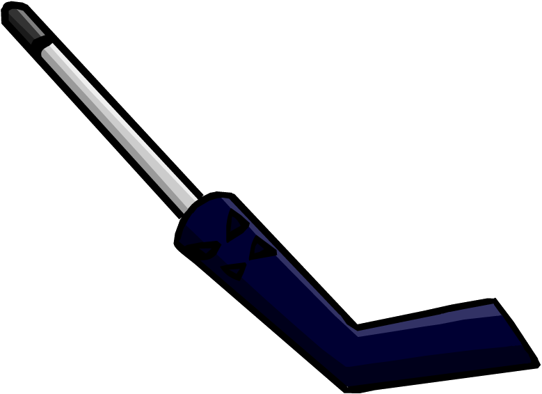 Goalie Stick Clipart - Goalie Hockey Stick Png (779x566)