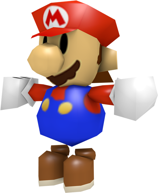 Mario Clipart Glove - Mario N64 (750x650)