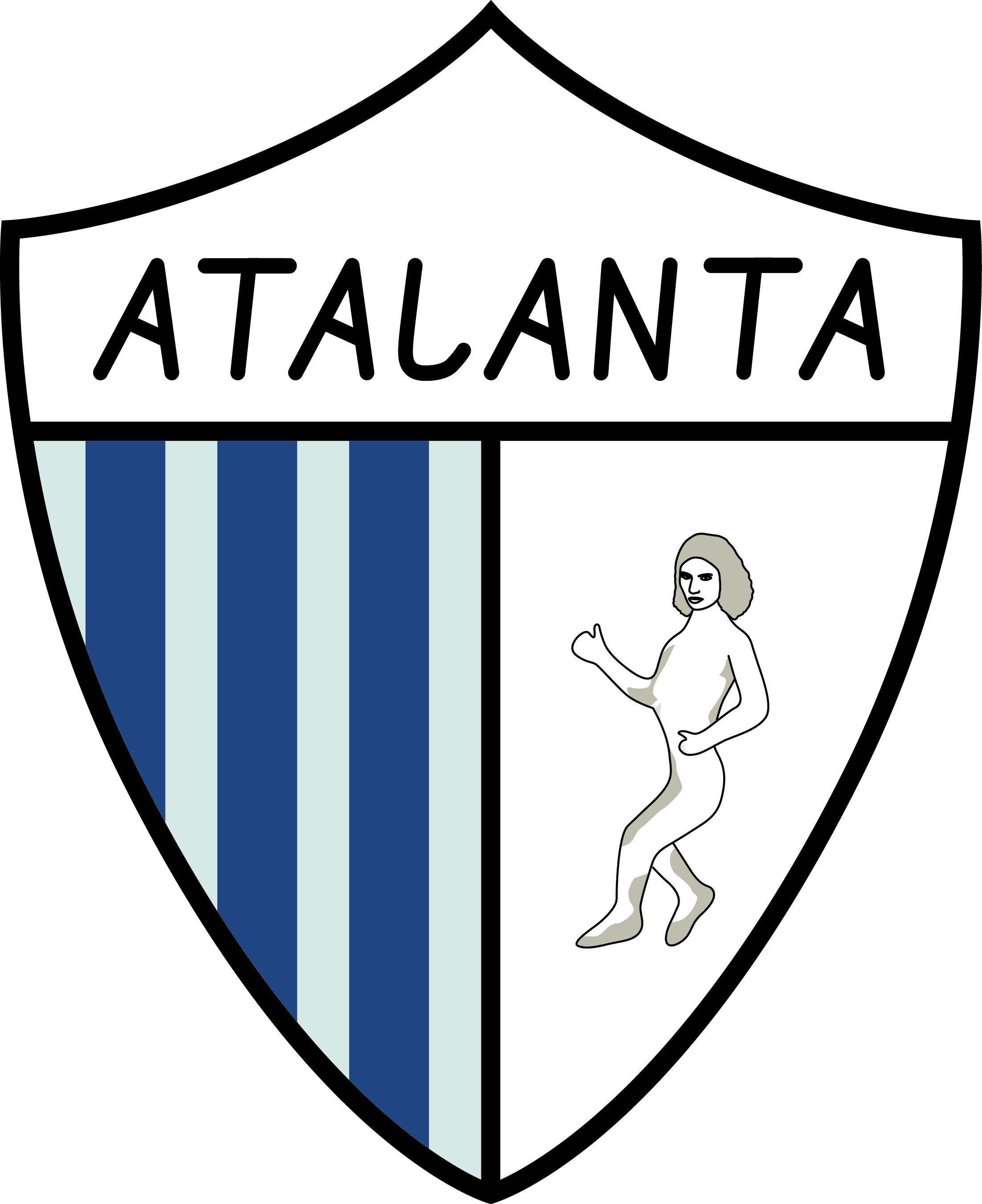 Atalanta Bergamo - Atalanta Old Logo (2205x2704)