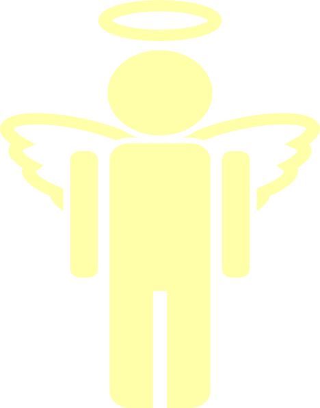 Yellow Unknown Angel Clip Art At Clker - Angel (468x596)