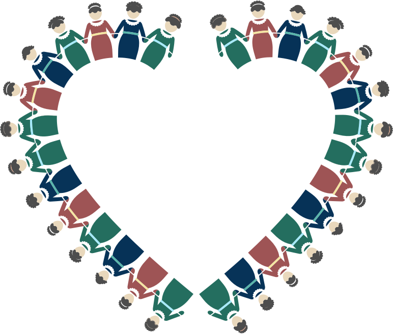 Medium Image - Women Holding Hands Clip Art (772x656)