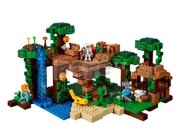 Lego Konstruktorius The Jungle Tree House 21125 - Minecraft Lego Tree House (800x800)