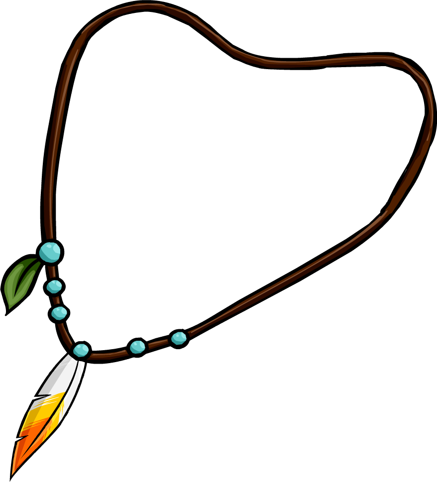 Necklace Clipart Club Penguin - Necklace Clipart Club Penguin (878x969)