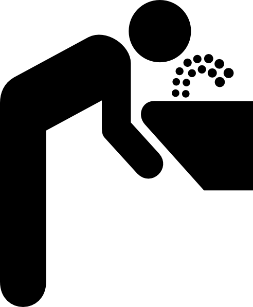 Aiga Symbol Signs 34 Clip Art At Clker - Drinking Fountain Clipart (492x597)