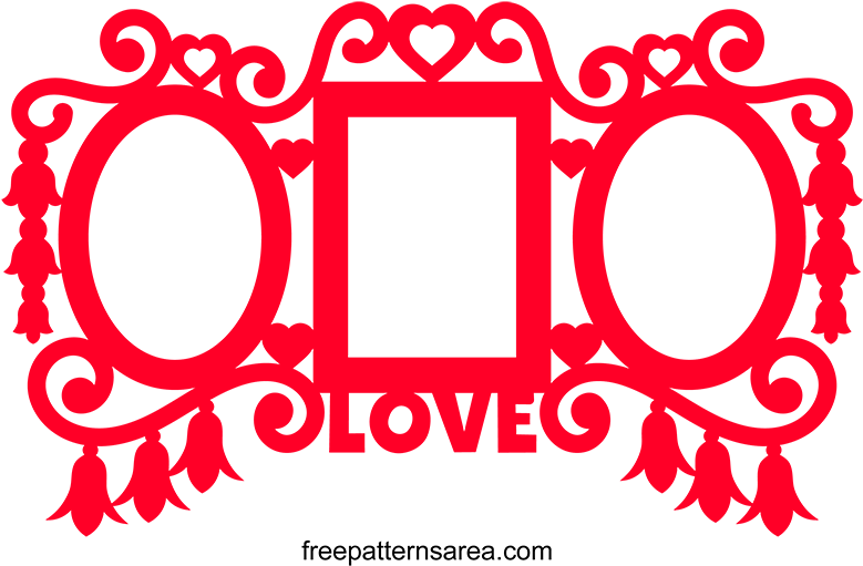 Triple Wall Picture Silhouette Design - Picture Frame (800x539)