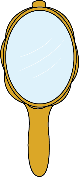 Mirror Clip Art - Mirror Clip Art (260x580)