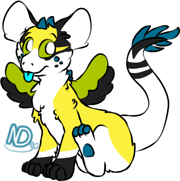 Tarou The Dutch Angel By A Furry Cat - Cartoon (650x600)