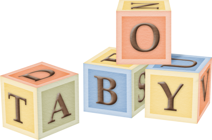 Png Para Gráficas De Baby Shower - Baby Shower Blocks Png (699x460)