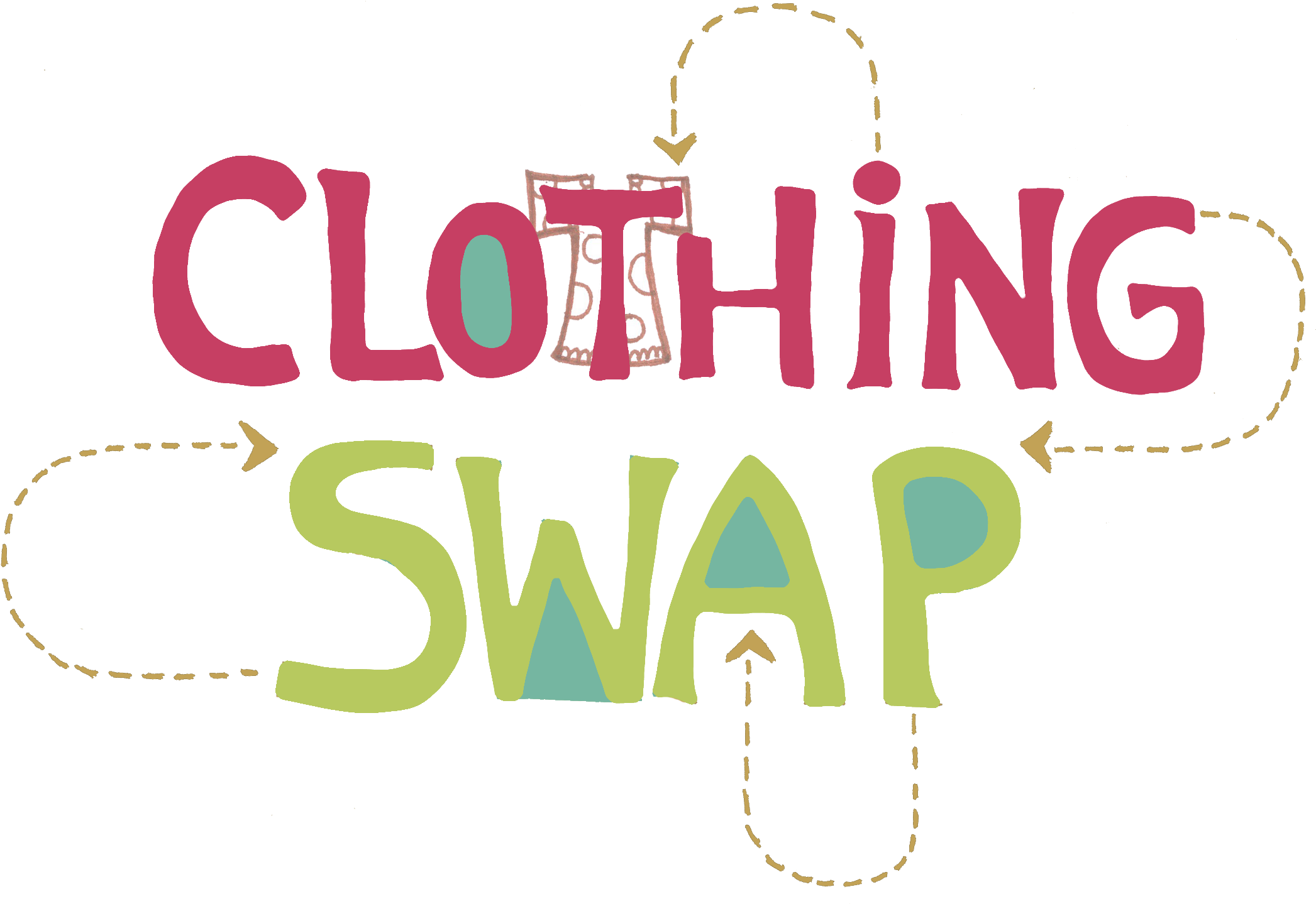 Swap Clipart Exchange Clipart - Clothing Swap (2267x1538)