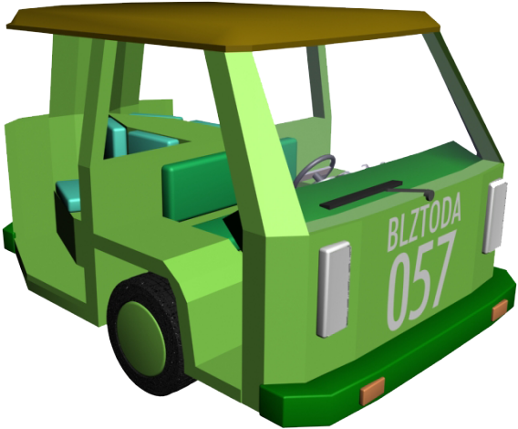 I Used A Fairly Simple Overall Shape While Still Taking - Truck (700x525)