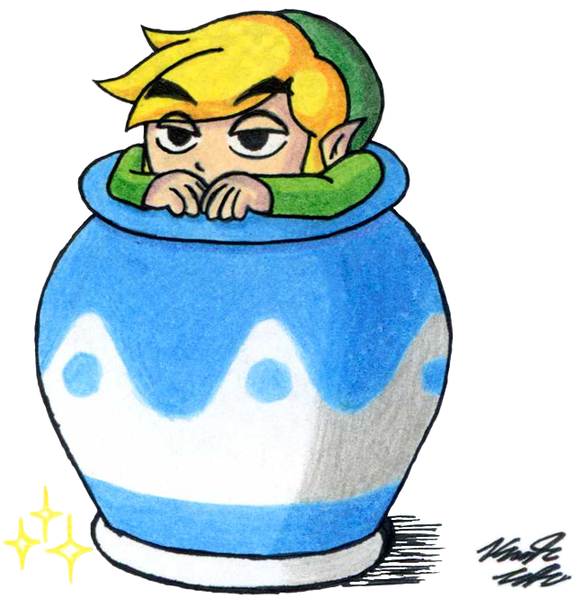 Picori Jar By Kenisu3000 - Cartoon (800x665)