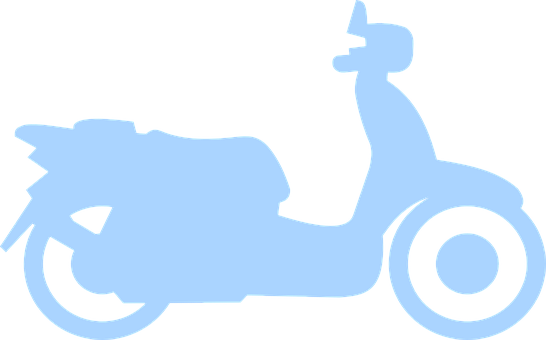 Scooter, Blue, Vehicle, Transport - Vehicle (546x340)