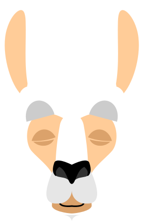 Lama Alpaca Sleeping Face Avatar - Alpaca Face Clipart (550x550)
