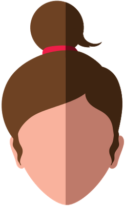 Girl Female Avatar Person People Icon - Icon (521x550)