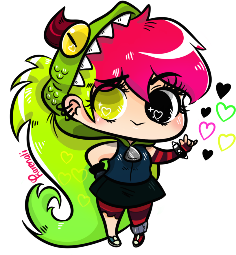 Dementia Drawing Villain Black Hat Chibi - Villainous Demencia Chibi (894x894)
