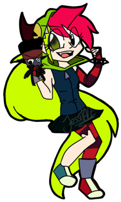 More Digital Art, This Time Demencia With A Puppet - Cartoon (500x433)