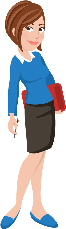 Cartoon Employee - Cartoon Employee (398x1052)