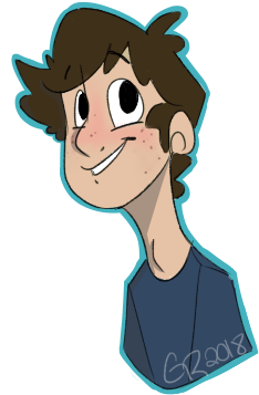 Star Child Ethan Nestor By Gwennyr - Cartoon (375x499)