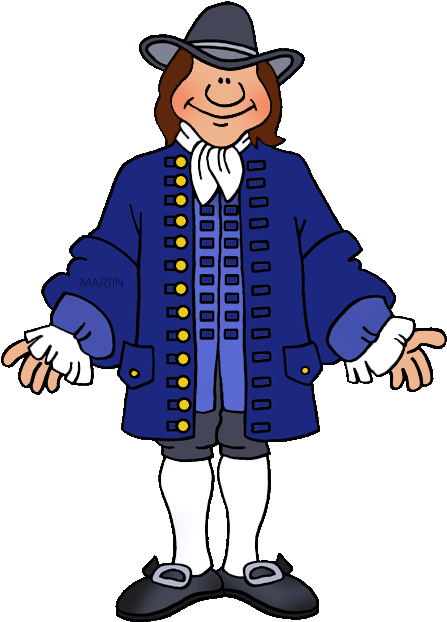 New England Colonist - Colonists Clip Art (491x648)