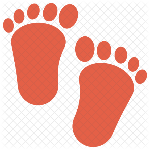 Footprint Icon - Foot Print (512x512)