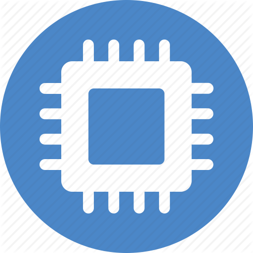 Cpu Icon Circle (512x512)