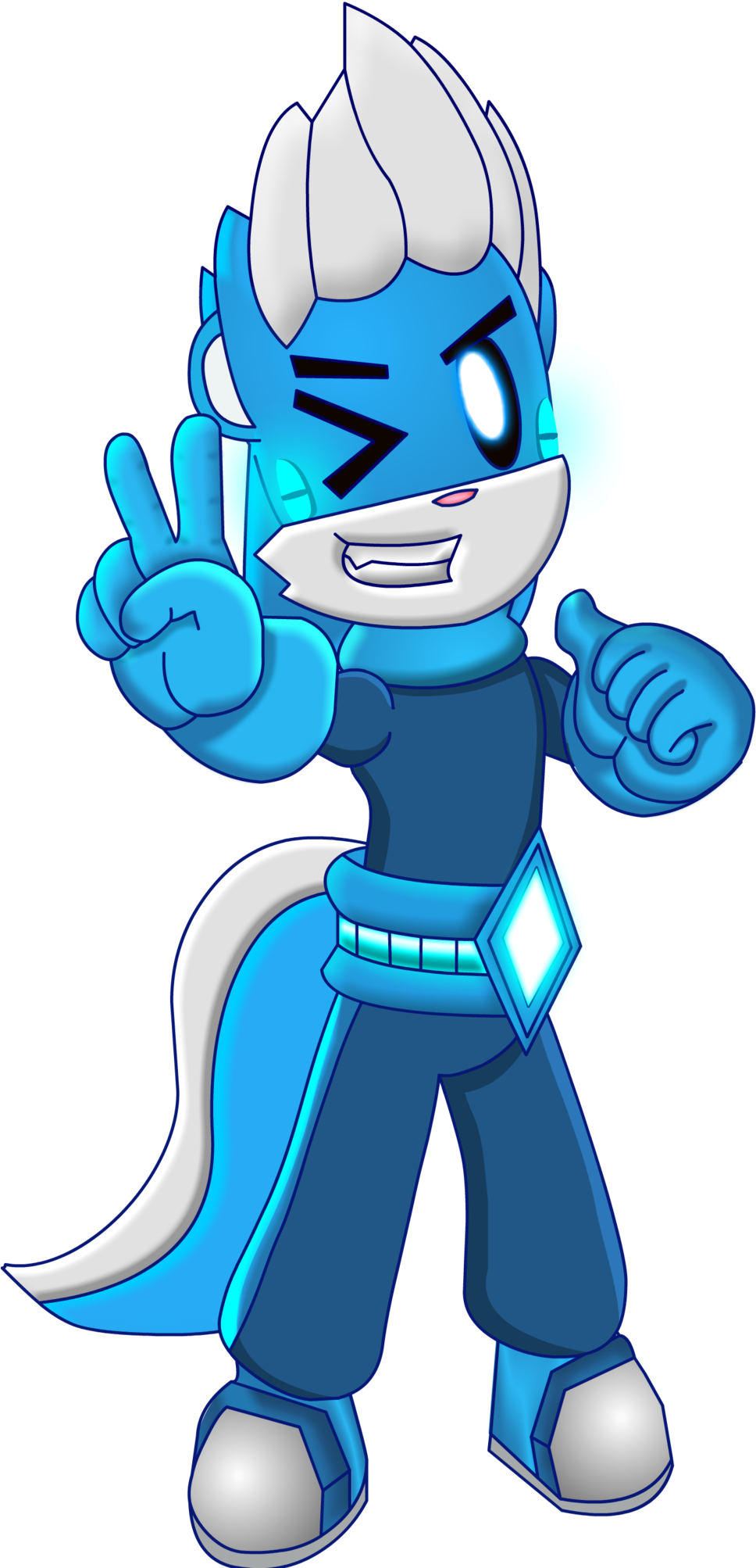 Theretroskunk 2 0 Retro By Theretroskunk - Cartoon (1024x2018)