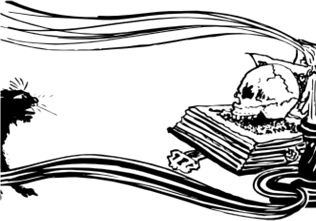 Spooky Clipart Spooky Book - Gothic Fiction (640x480)