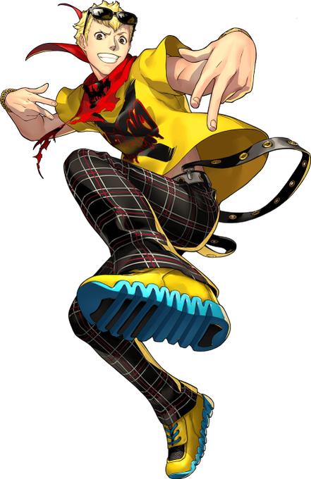 Official Persona 5 Dancing Star Night Character Arts - Ryuji Persona 5 Dancing Star Night (441x680)
